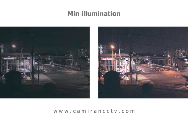 Min illumination در دوربین مداربسته