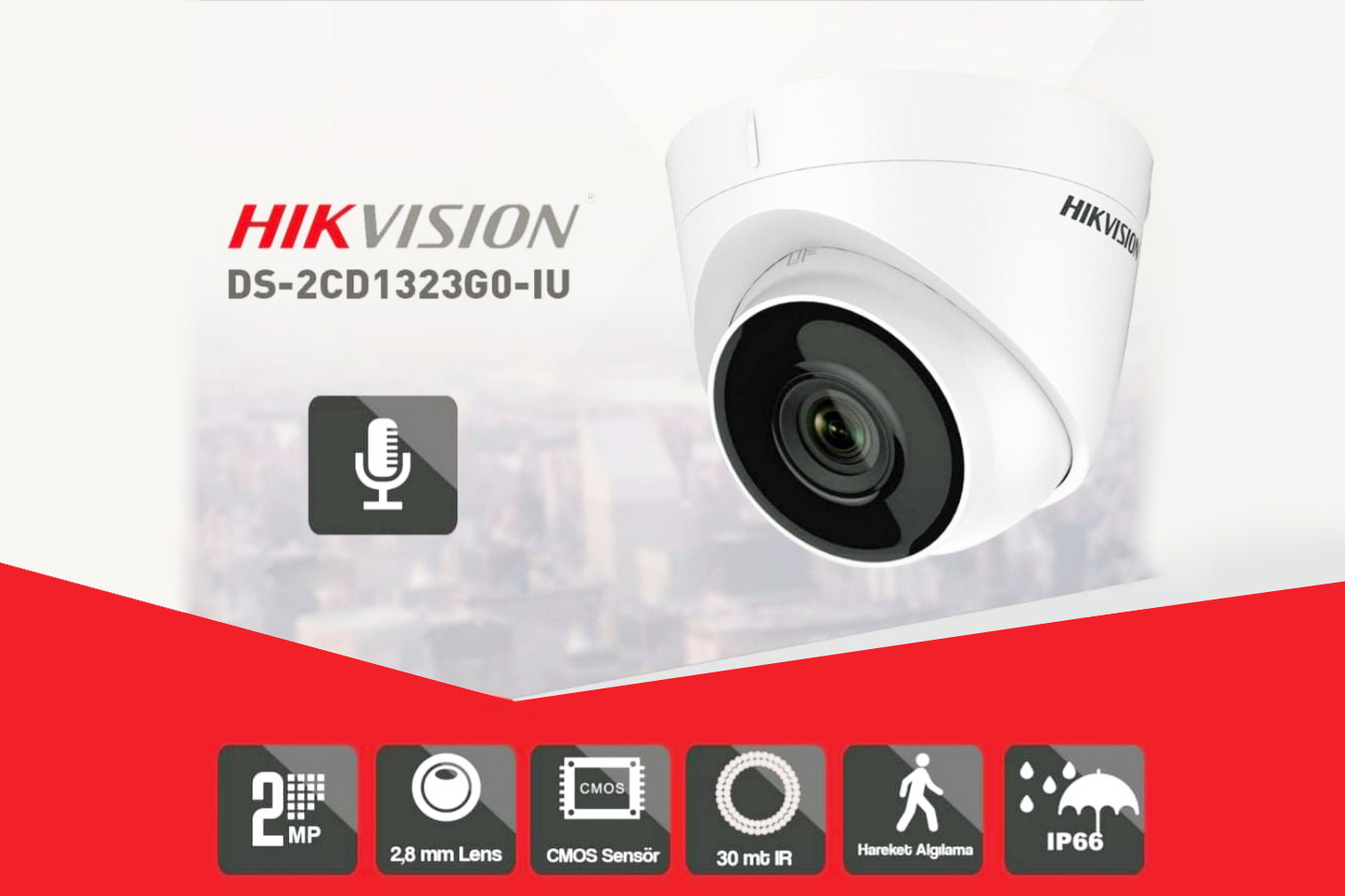 معرفی هایک ویژن DS-2CD1323G0-IU