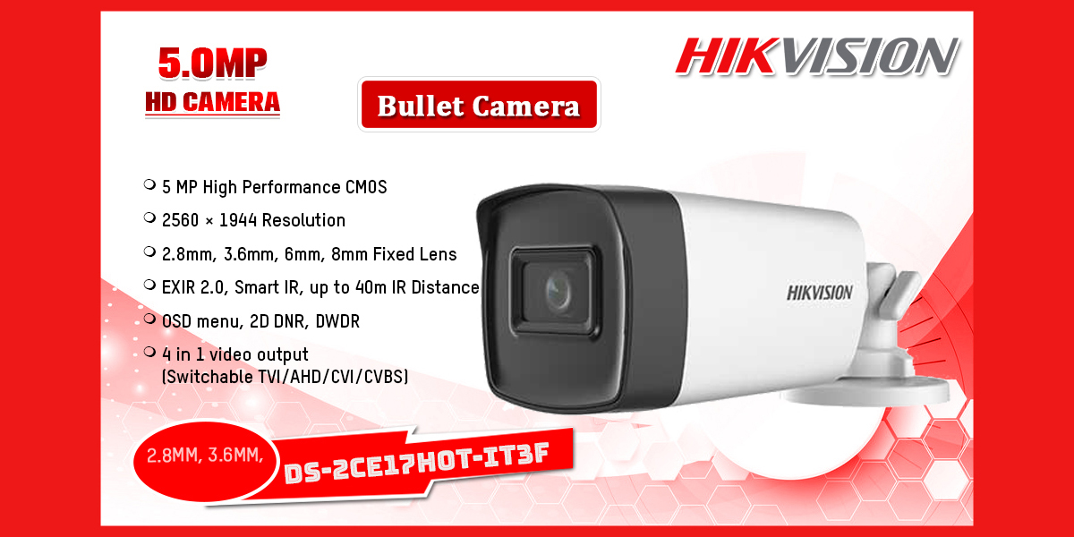 معرفی هایک ویژن مدل DS-2CE17H0T-IT3F